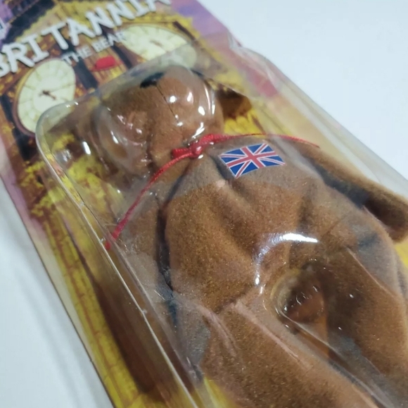 Collectible TY Bear Brittania Printed with Errors - Picture 4 of 9